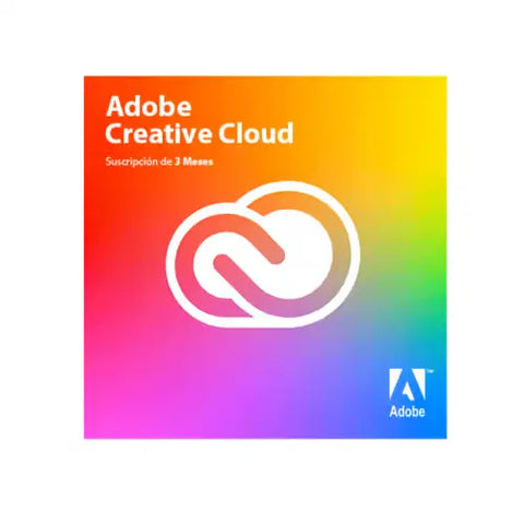 Adobe Creative Cloud – Suscripción Digital 3 Meses