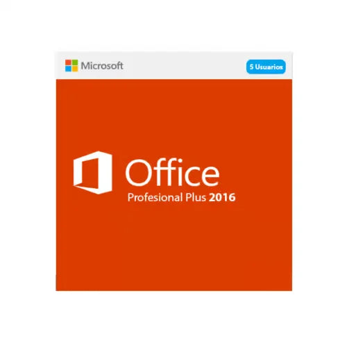 Usuarios de Microsoft Office 2016 Professional Plus 5