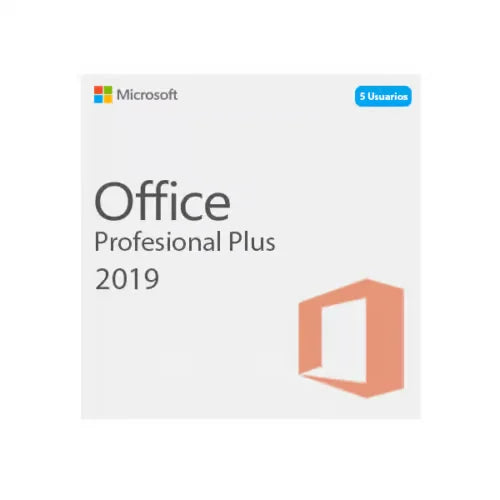 Microsoft Office 2019 Professional Plus 5-gebruikers