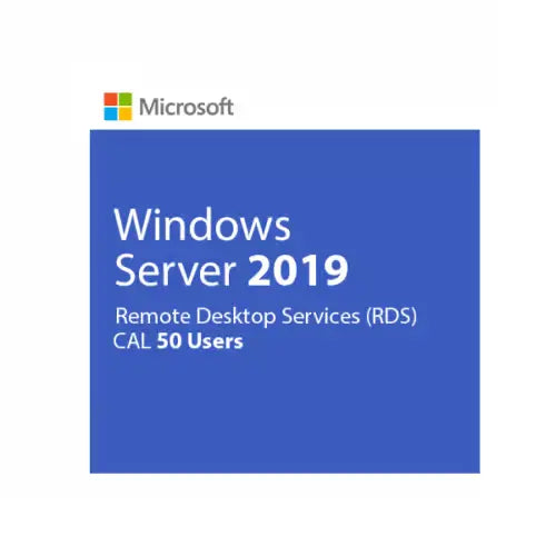 CAL de Microsoft Windows Server RDS 2019 (50 usuarios)