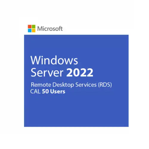 CAL Microsoft Windows Server RDS 2022 (50 utilisateurs)