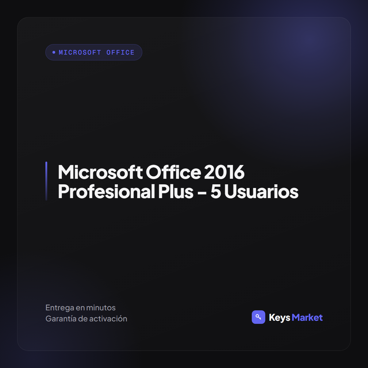 Microsoft Office 2016 Profesional Plus - 5 Usuarios